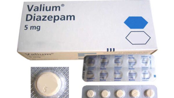 Valium (diazepam) anti depression medicine